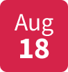 Red calendar icon showing August 18.
