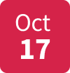 Red calendar icon with October 17 date.